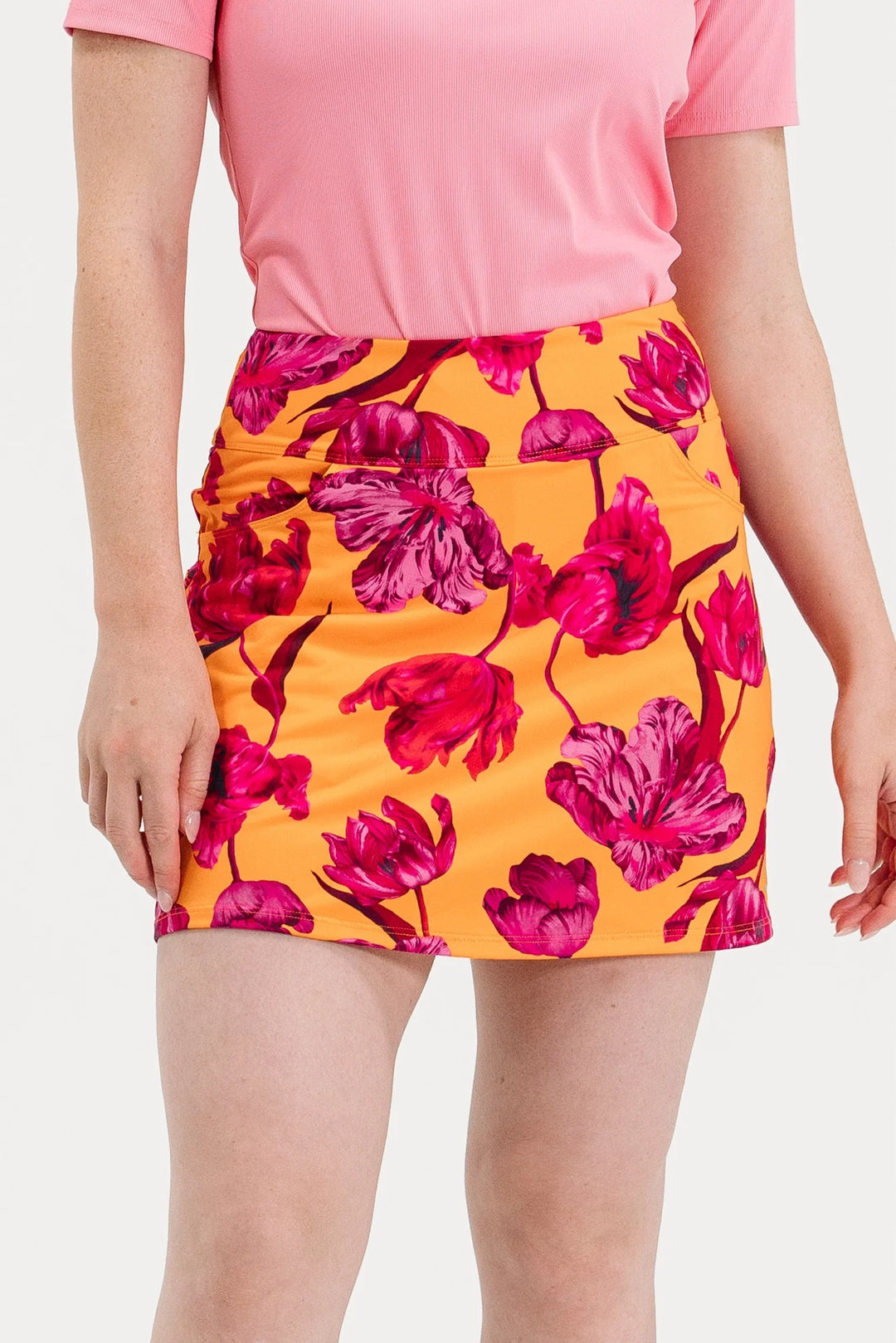 Foray Golf Floral Fix 15.5" Skirt - Sunset Park Floral - Skorzie