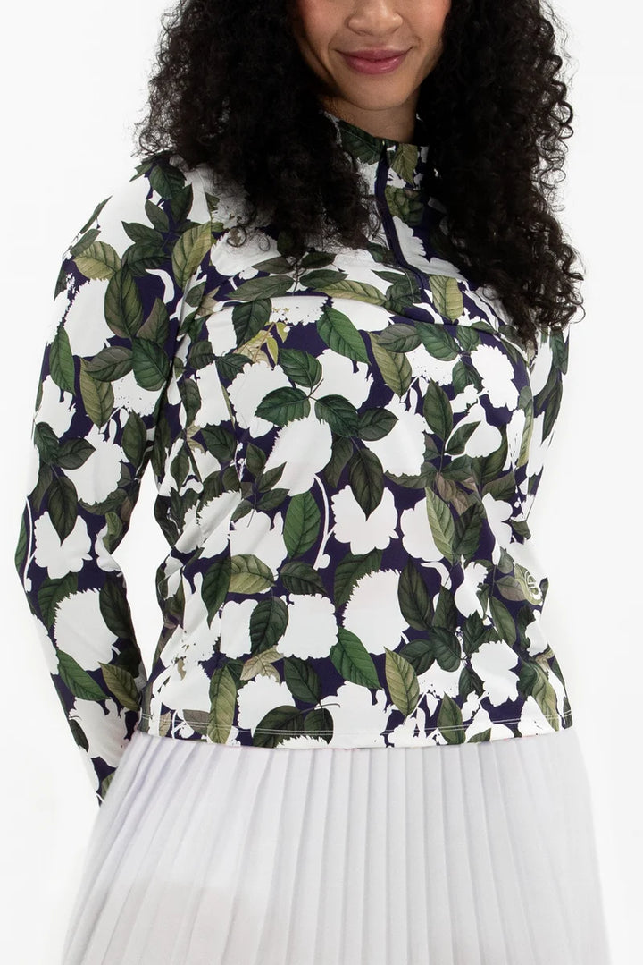 Foray Golf Printed Sun Shirt - Rae of Sunshine Purple - Skorzie