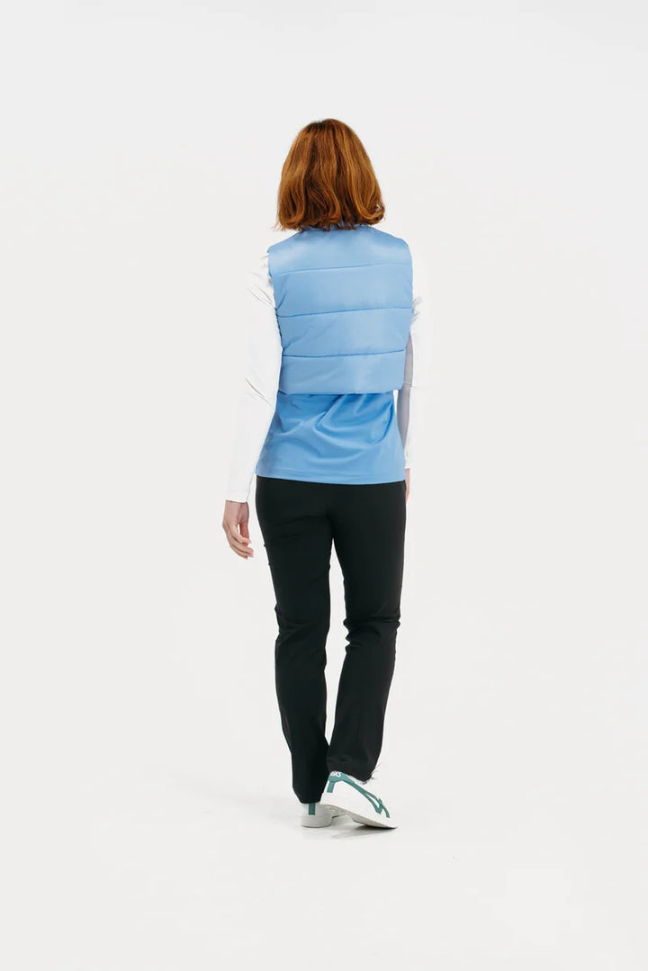 Foray Golf Women's Double Layer Vest - Light Blue - Skorzie