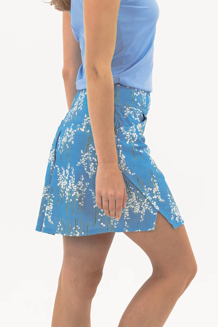 Foray Golf Notched Hem 17" Skirt - Lily of the Valley - Skorzie