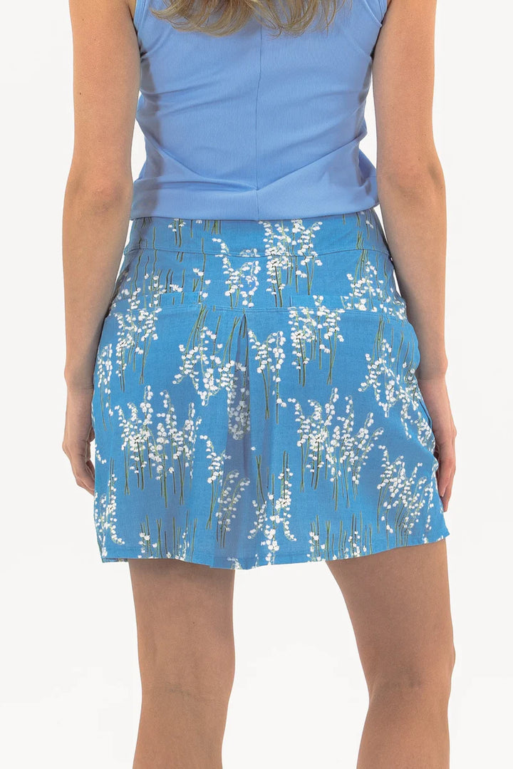 Foray Golf Notched Hem 17" Skirt - Lily of the Valley - Skorzie
