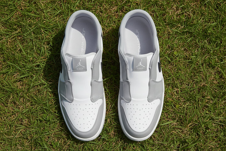 Nike Men's Air Jordan Golf Mule Shoes - Wolf Grey/Black Snail