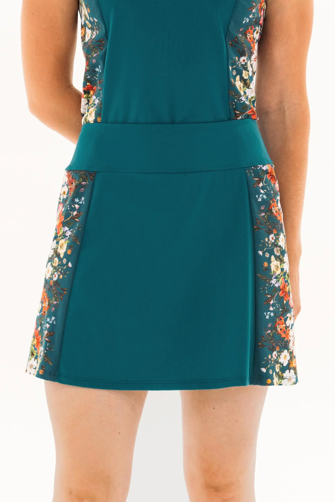 Foray Golf Floral Fix 15.5" Skirt - Blue Floral - Skorzie
