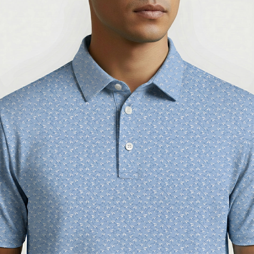 Vivid Golf Men's Polo - Flyer - Skorzie