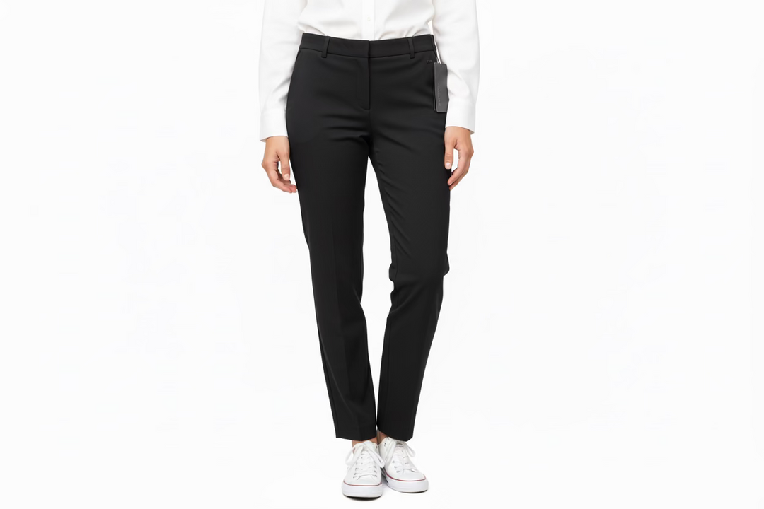 J. Lindeberg Fleece Twill Golf Pant- Black - Skorzie