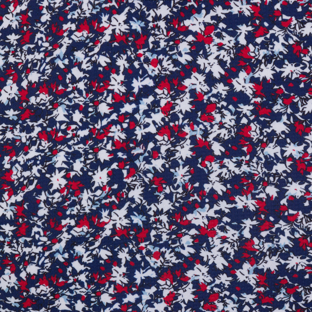 Greg Norman Women's Prestige Camo Floral Sleeveless Polo - Navy