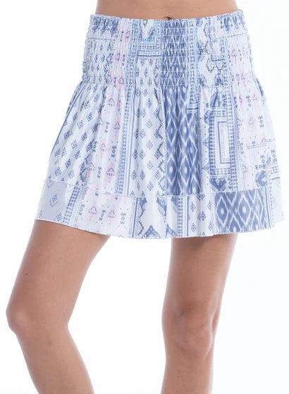 Lucky in Love Ikat About It Smocked Skort - Short - X-Small - Skorzie