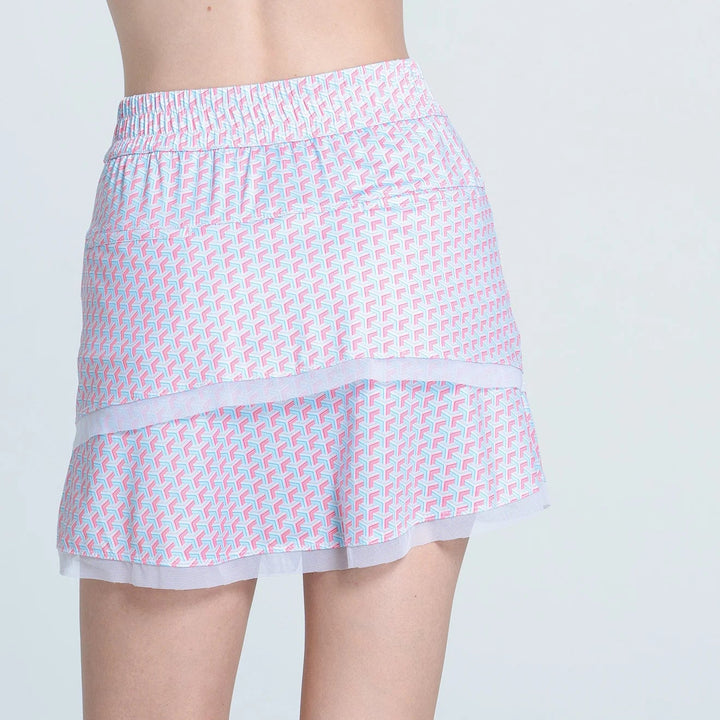 Lucky In Love Groovy Skort 15.75" - White - Skorzie