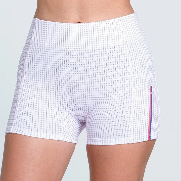 Lucky In Love Link Up Dress - White - Skorzie