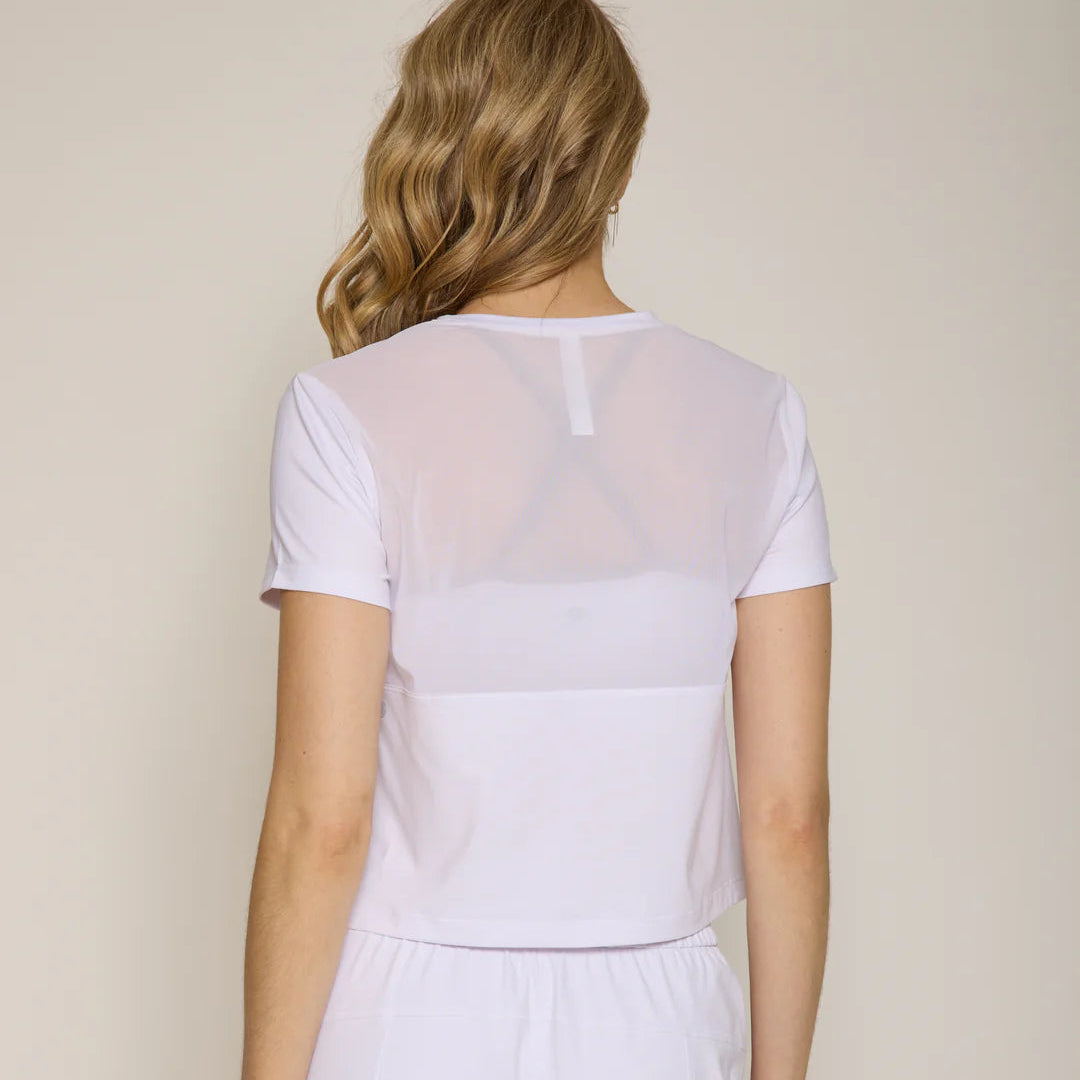 G-Lifestyle Mesh Box Tee - White - Skorzie