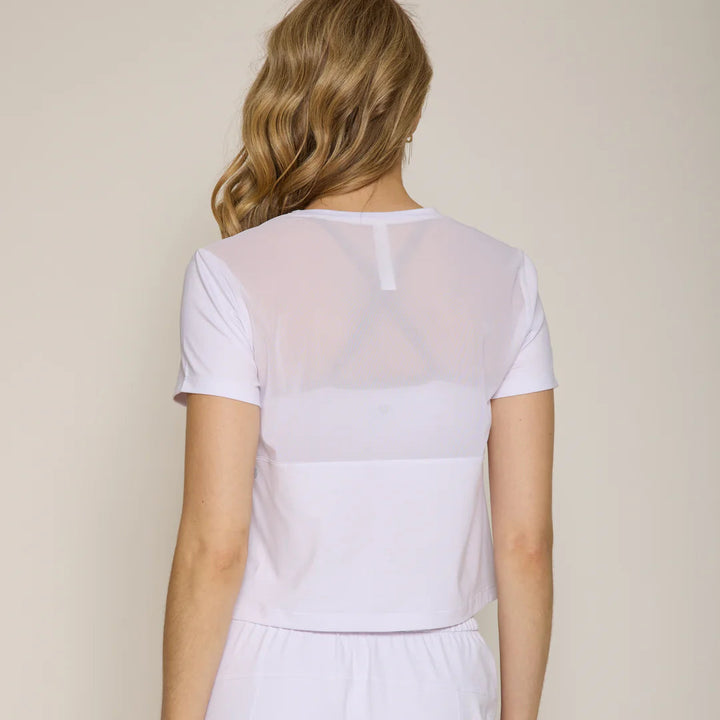 G-Lifestyle Mesh Box Tee - White - Skorzie