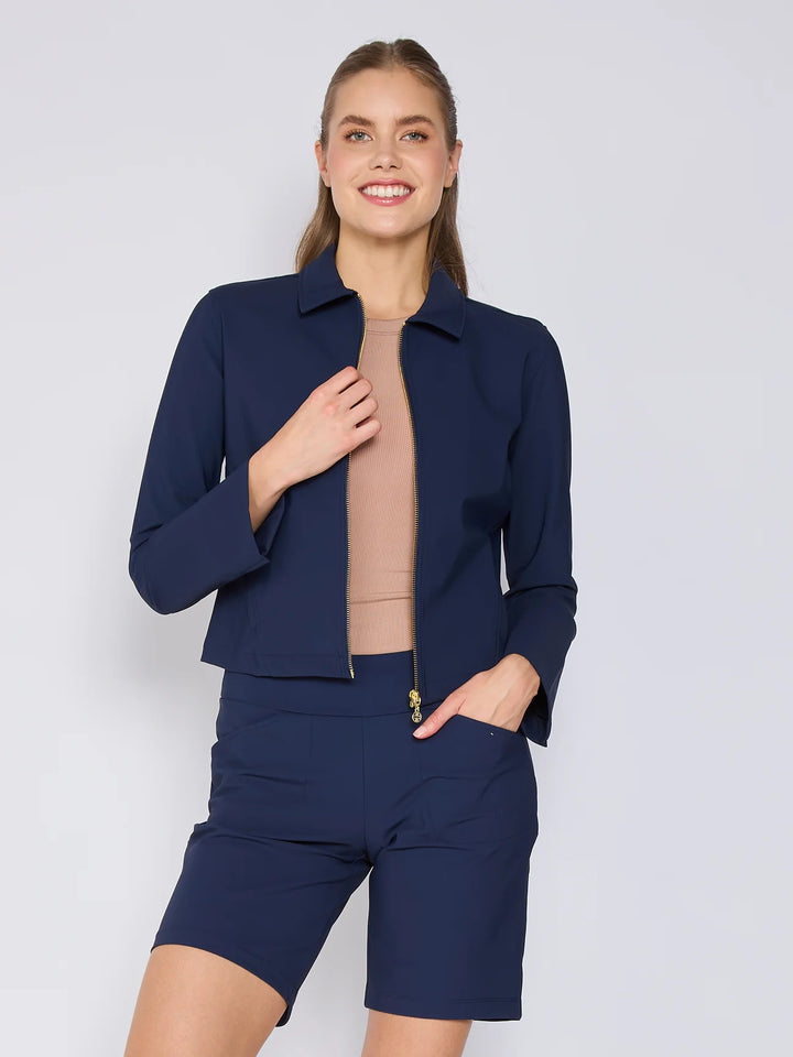 G-Lifestyle Full Zip Performance Jacket - Navy - Small