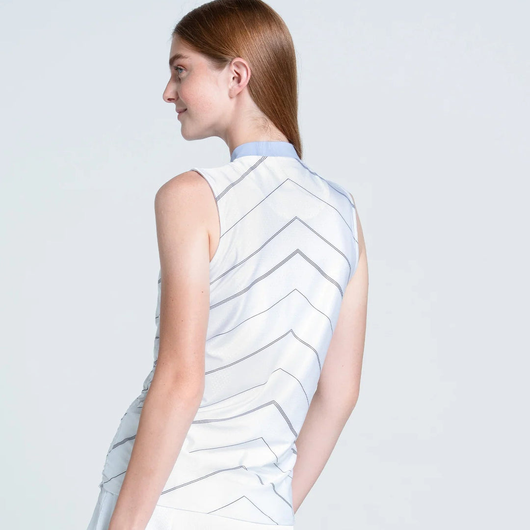 Lucky in Love Lavender Love Tank - White - Skorzie