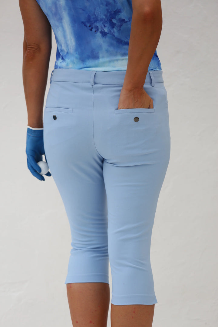 Famara Pedal Pushers - Sky Blue - Skorzie