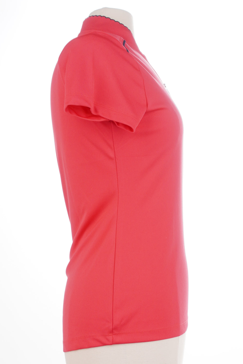 Greg Norman Scallop Collar Short Sleeve - Strawberry - Size Medium - Skorzie