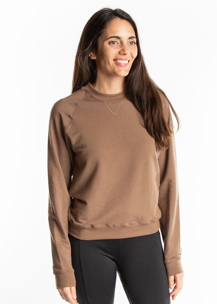 Emma Bamboo Sweatshirt - Cappuccino- Small