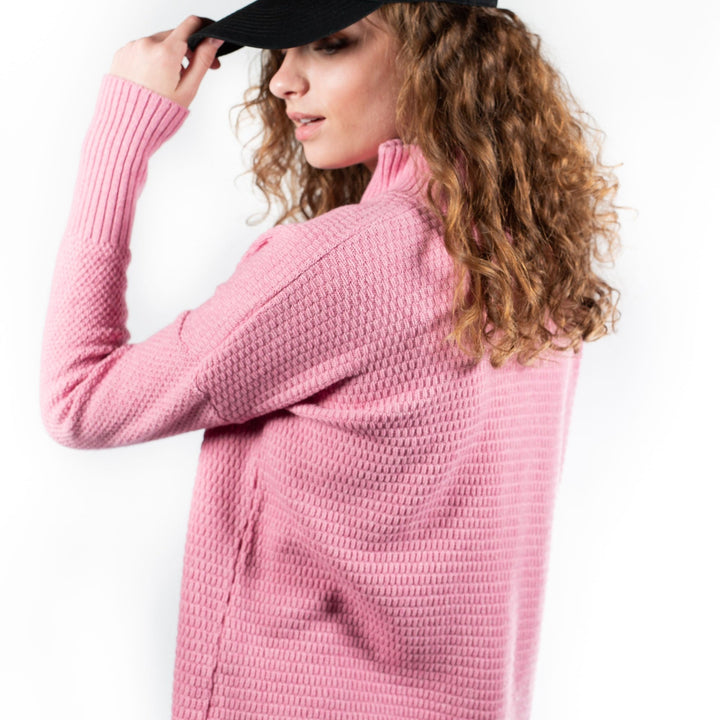 Sassy Boyfriend 1/4 Zip Quarter - Misted Rose