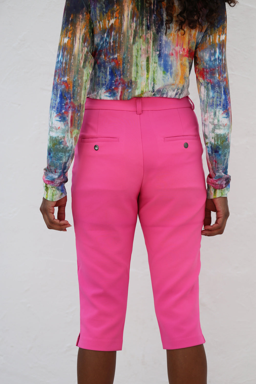 Famara Pedal Pushers - Hot Pink - Skorzie