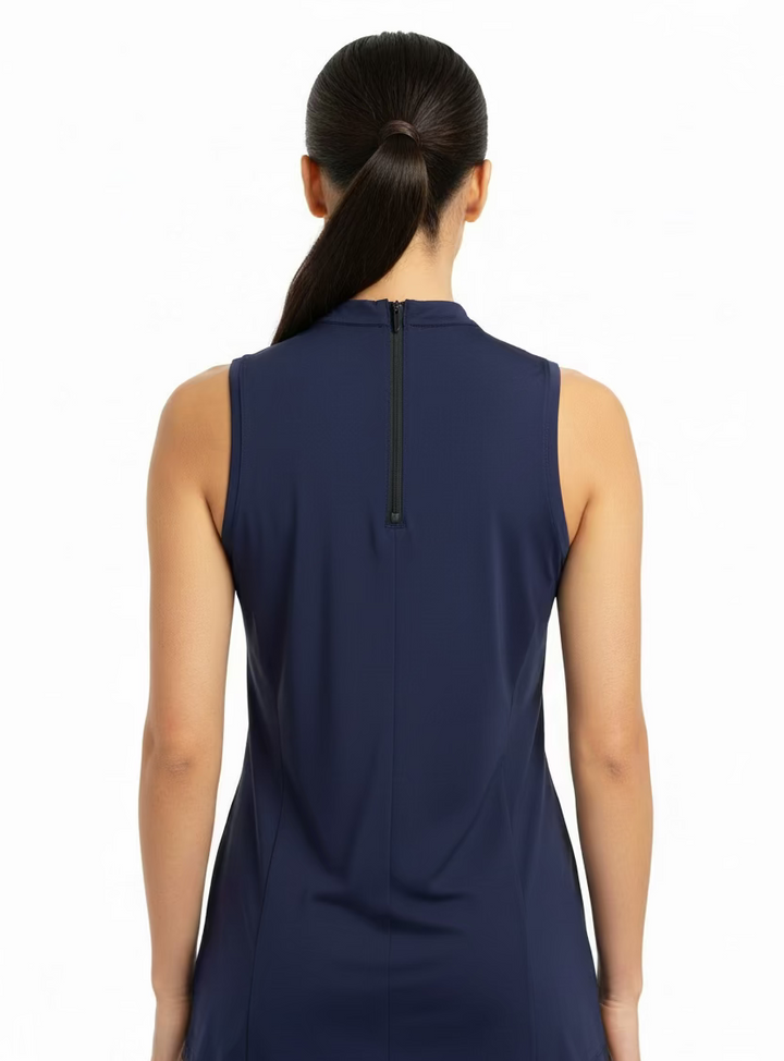 Kinona Womens Sleeveless On The Edge Dress - Navy