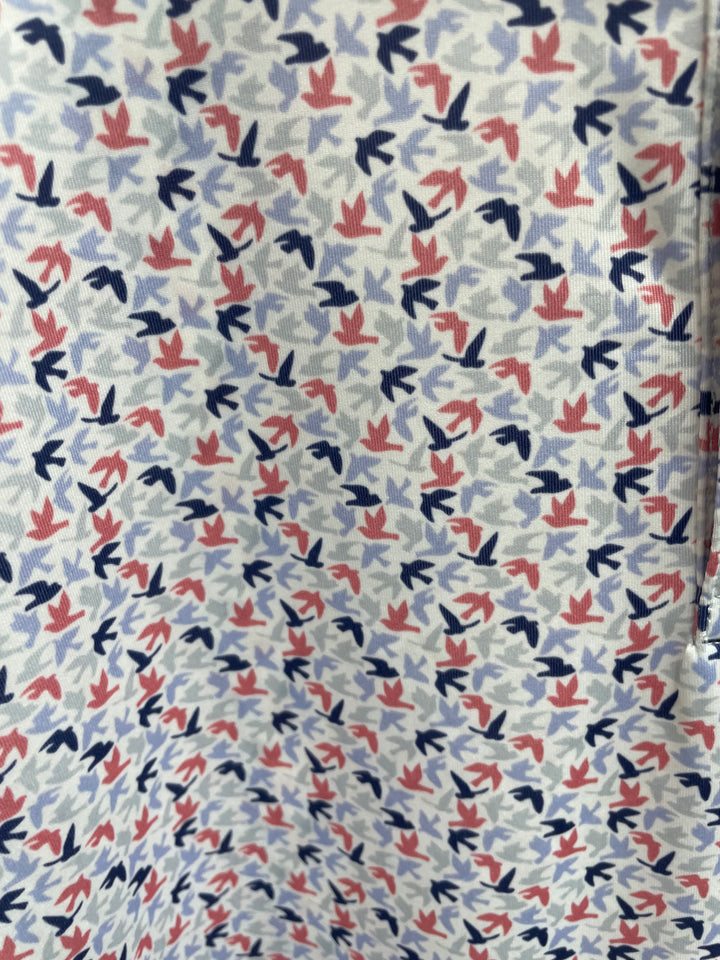 Straight Down Mens Sparrow Short Sleeve Polo - Guava/Snow