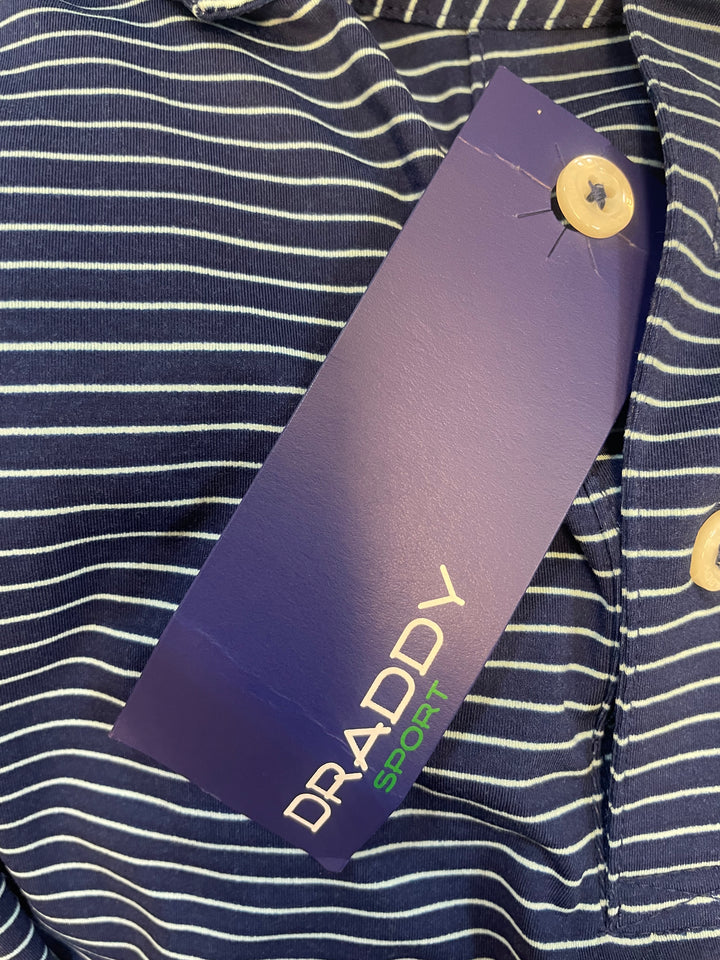 B Draddy Mens Captain Crunch Short Sleeve Polo (w/logo) - Navy
