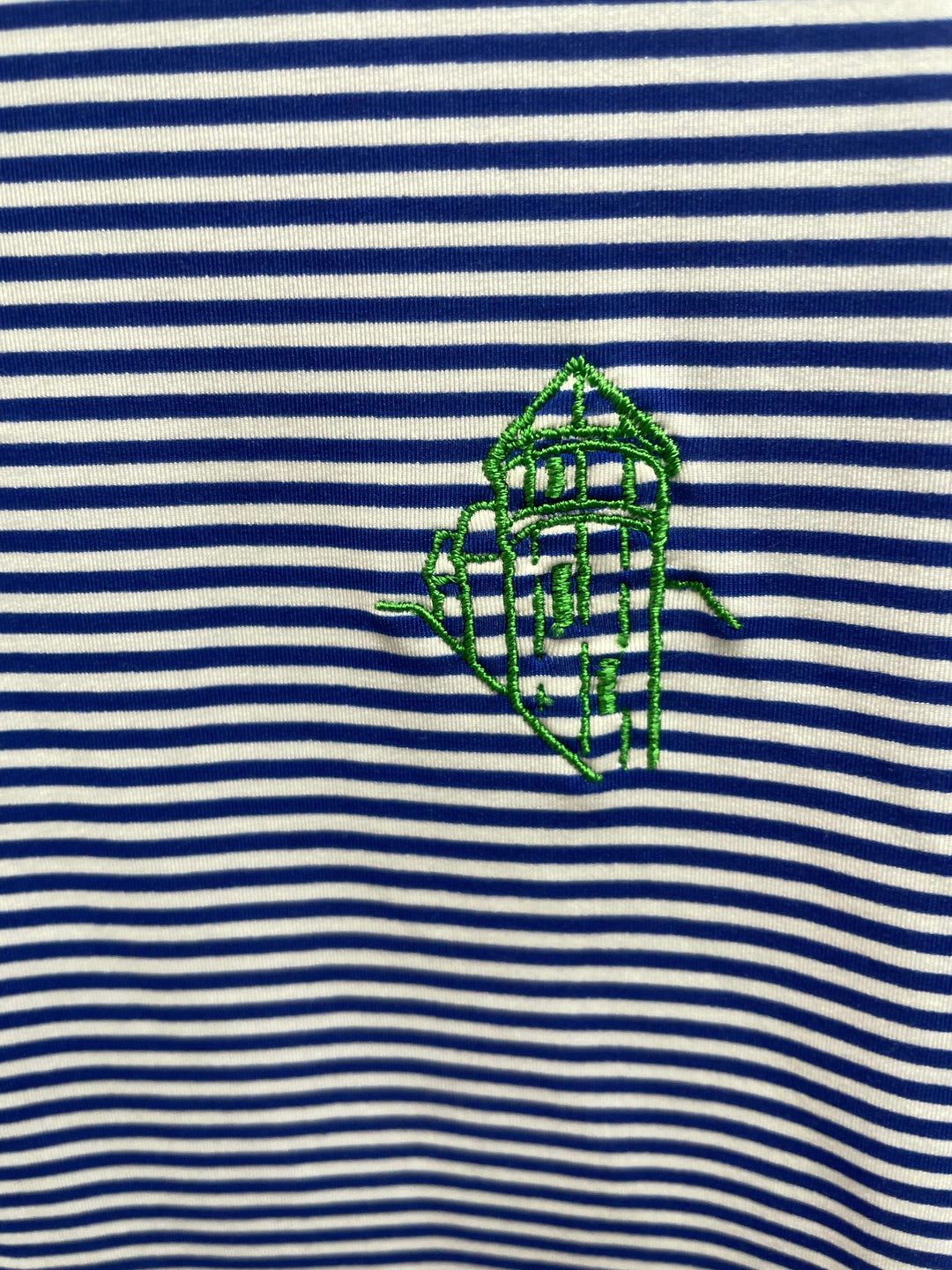 B Draddy Mens Jimmy Short Sleeve Polo (w/logo) - Deep Navy/White