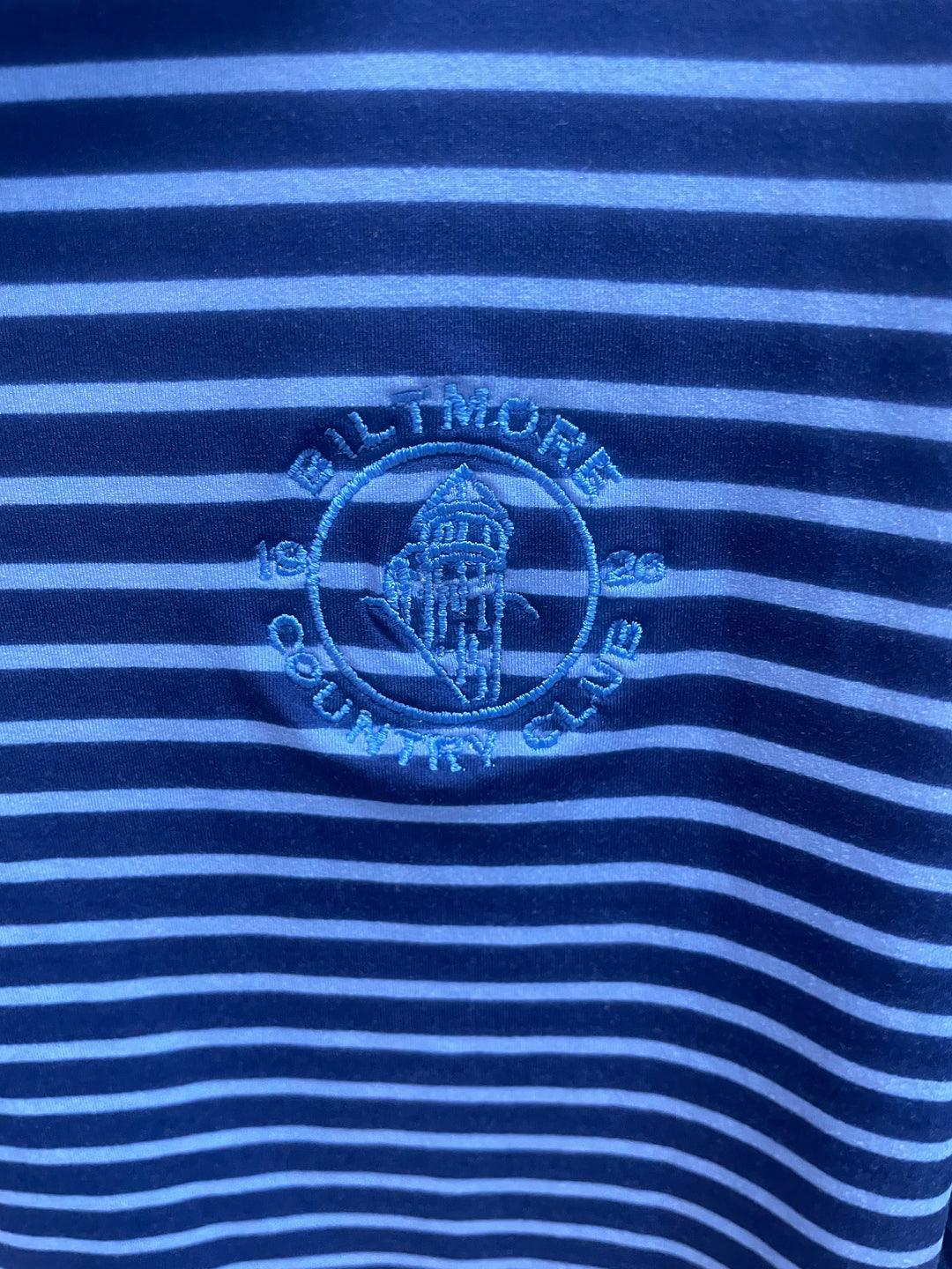 B Draddy Mens T-Bone Short Sleeve Polo (w/logo)  - Navy/Slate Blue