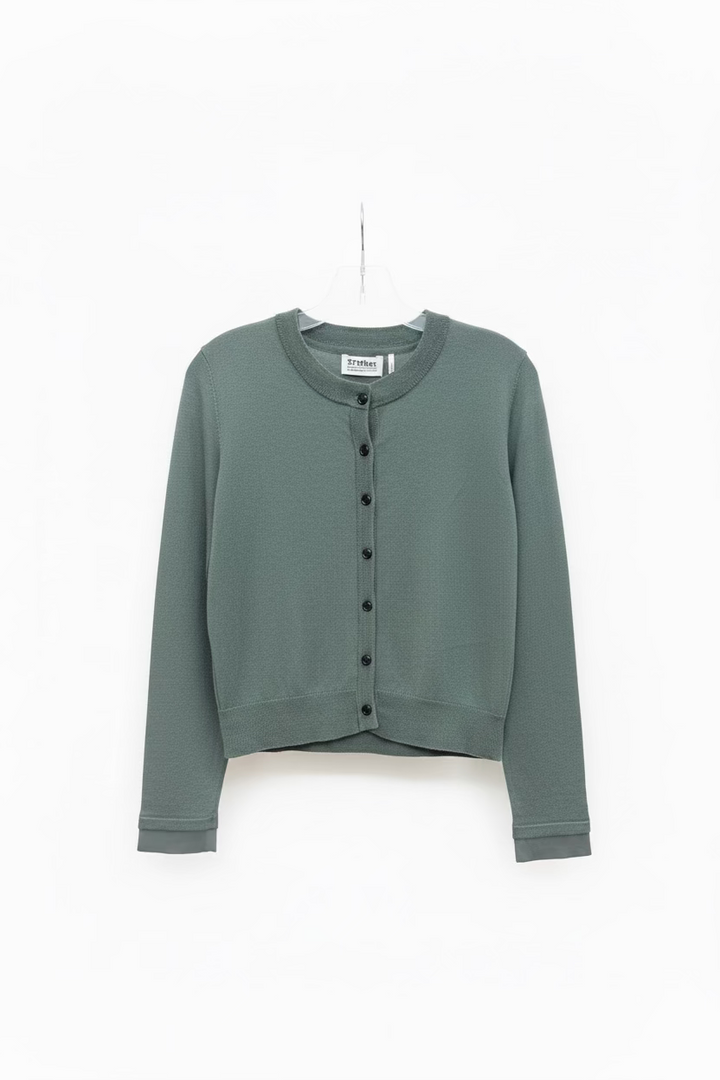27 Miles Womens Rachel Cardigan Long Sleeve Sweater - Steel