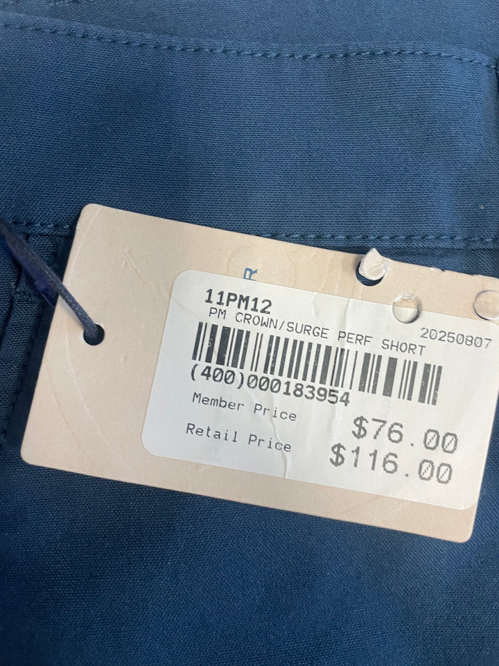 Peter Millar Mens Crown/Surge Performance Shorts - Navy - Size 36