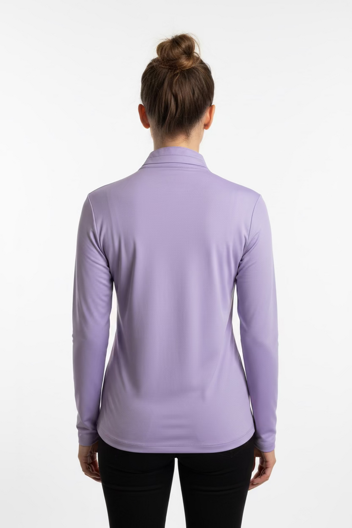 Jamie Sadock Womens Zip Long Sleeve Jacket - Purple Taffy