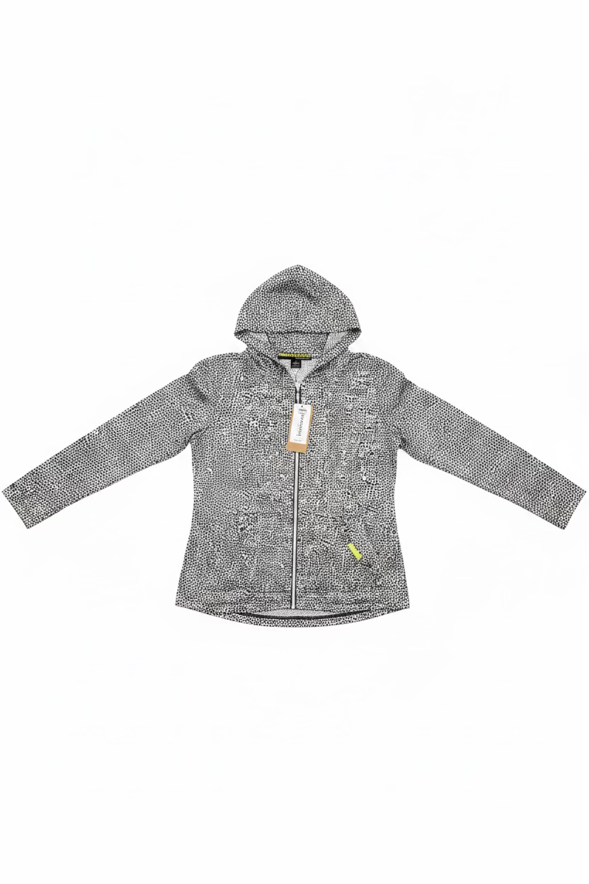 Jamie Sadock Womens Zip Long Sleeve Jacket - Animal Party