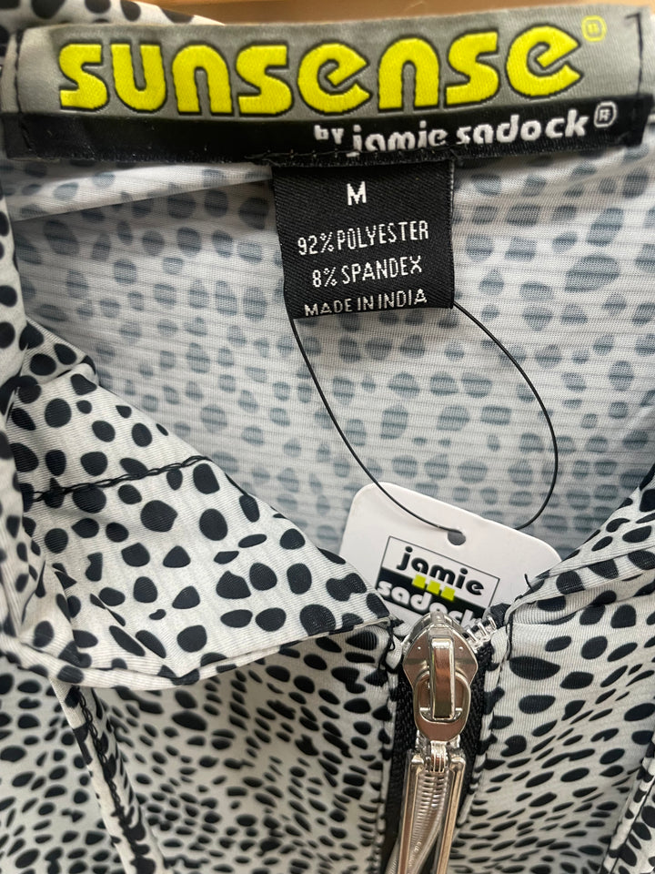 Jamie Sadock Womens Zip Long Sleeve Jacket - Animal Party