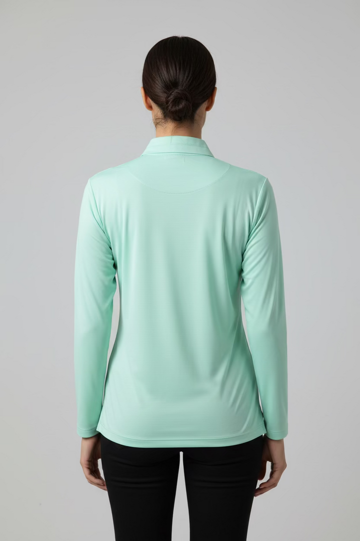 Jamie Sadock Womens Zip Long Sleeve Jacket - Seafoam