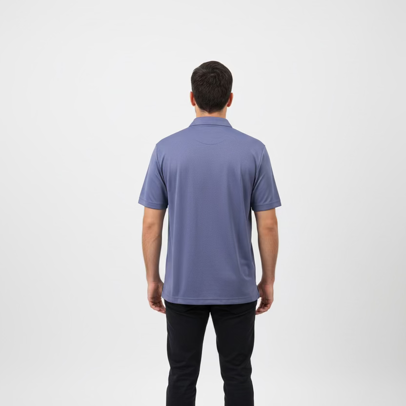 Greg Norman Mens Pro Series Short Sleeve Polo - Dusty Purple