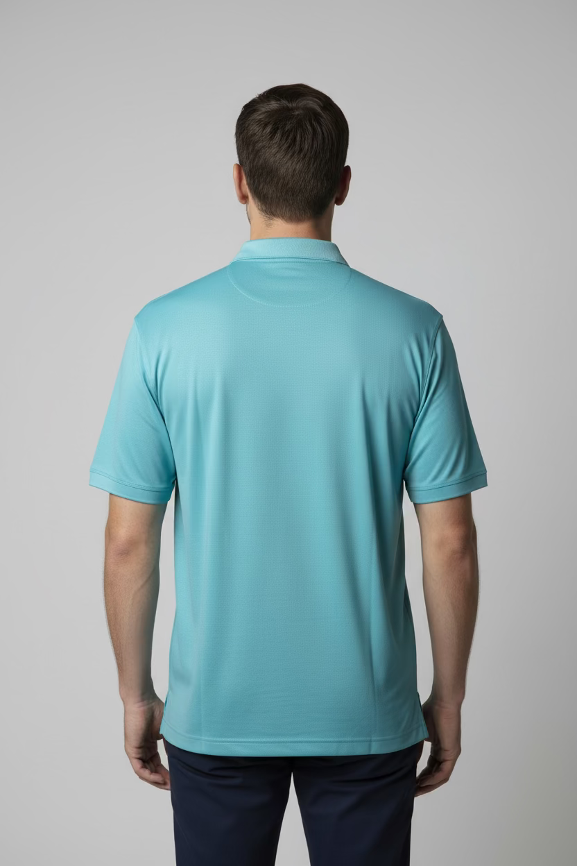 Greg Norman Mens Pro Series Short Sleeve Polo - Marine Blue