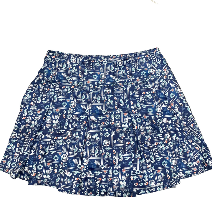 Greg Norman Womens Denise at the Seashore Skort (16') - Marina