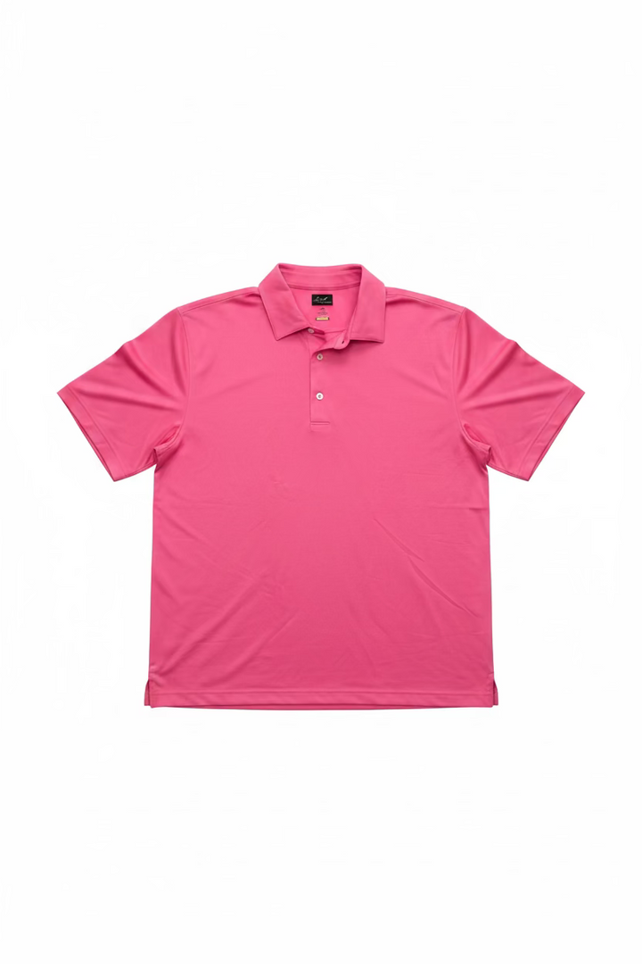 Greg Norman Mens Short Sleeve Casual Polo - Watermelon