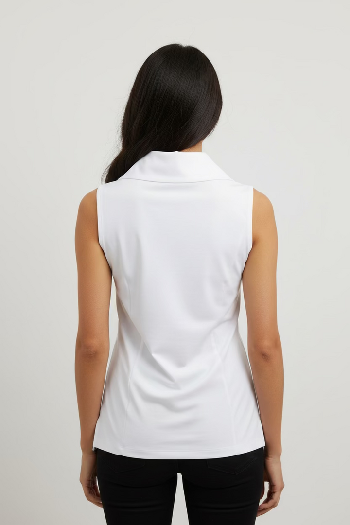 Amy Sport Womens Madi Sleeveless Top - White