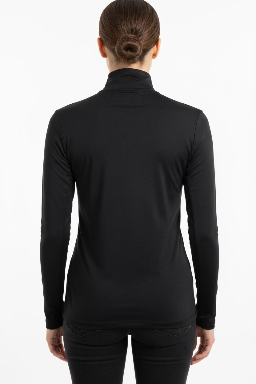 Amy Sport Womens Olivia Long Sleeved Top - Black