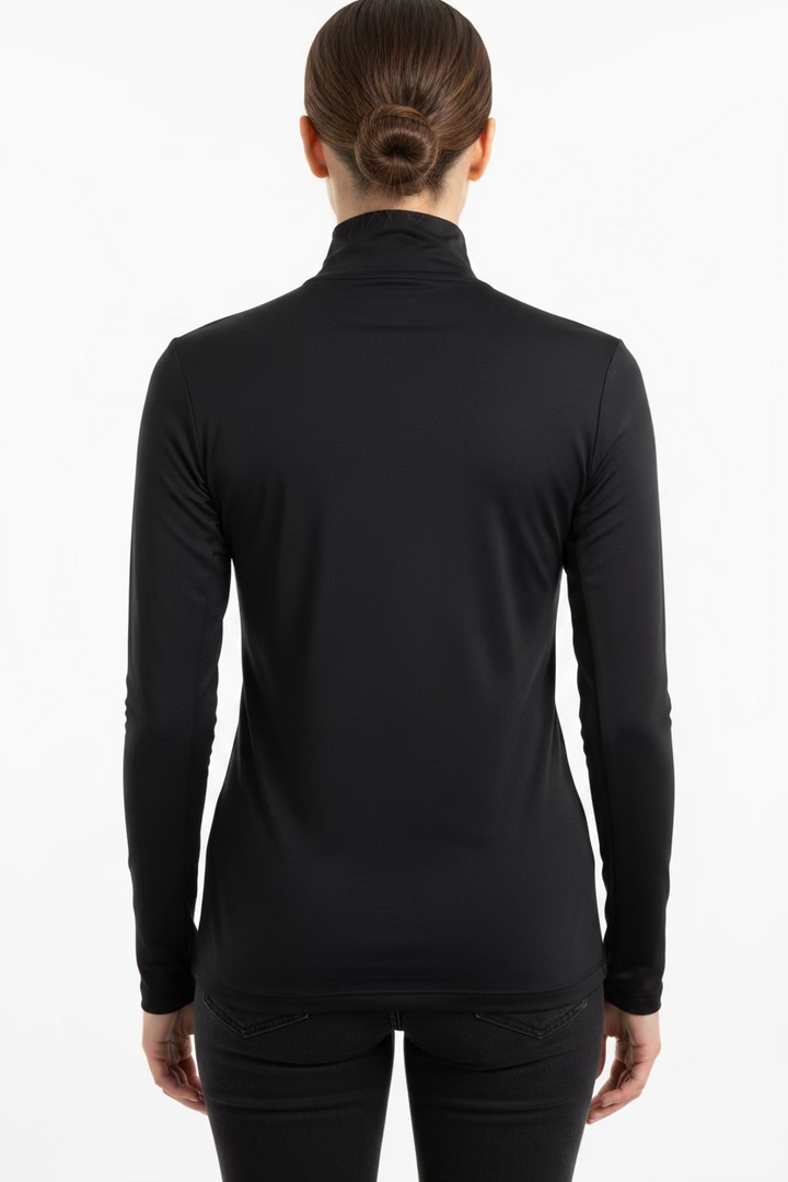 Amy Sport Womens Olivia Long Sleeved Top - Black
