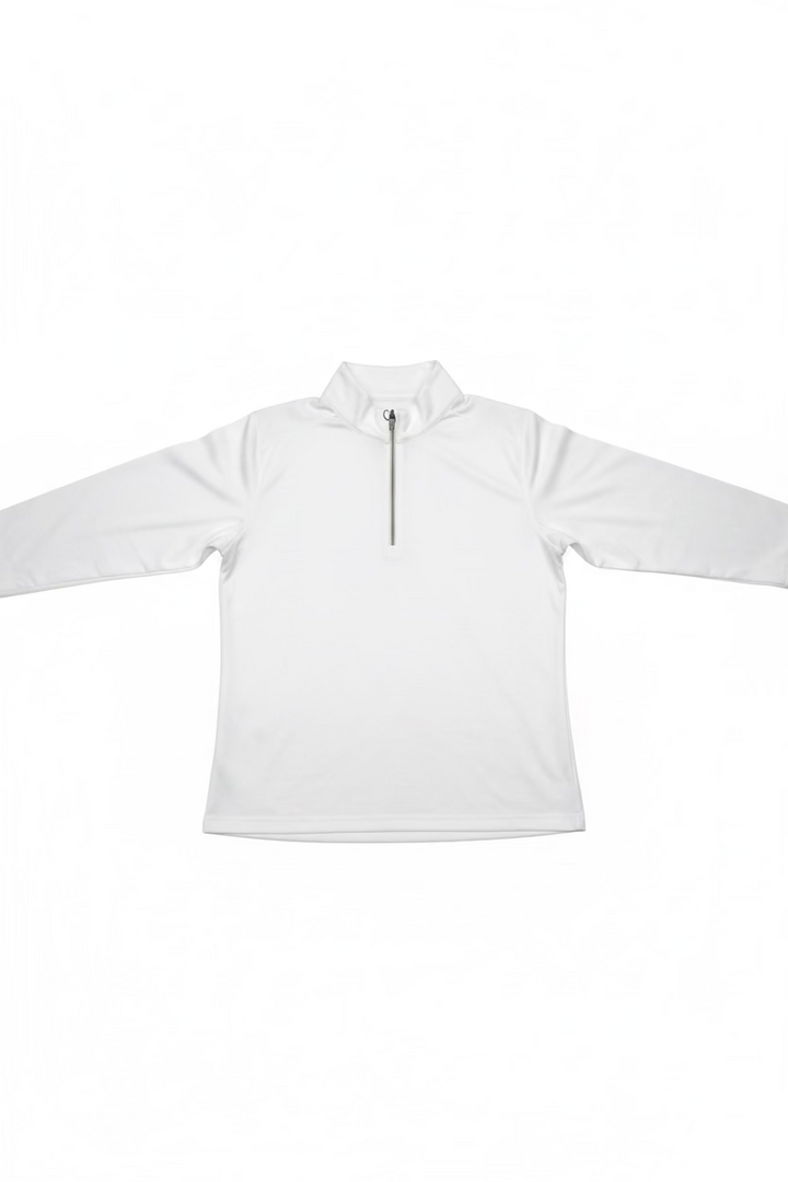 Greg Norman Mens Long Sleeve Pro Series Polo - White