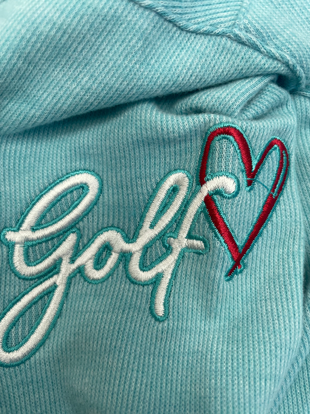 Greg Norman Womens Long Sleeve Knit Pullover - Teal Ocean Heather