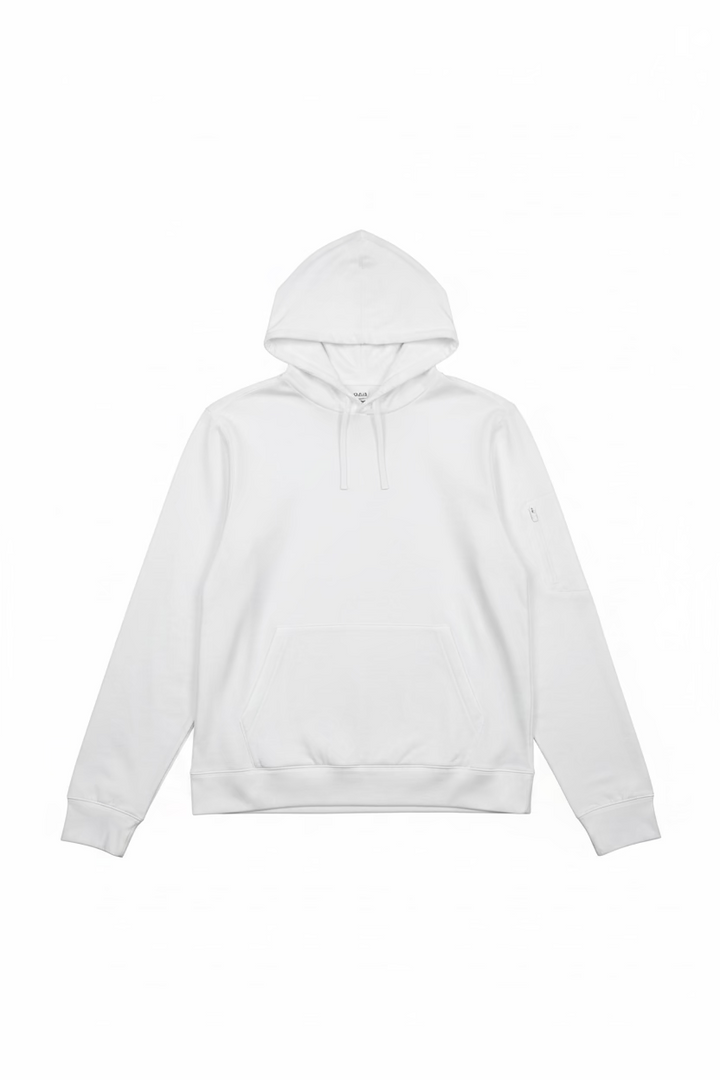 Greg Norman Mens Long Sleeve Hoodie - White - Large