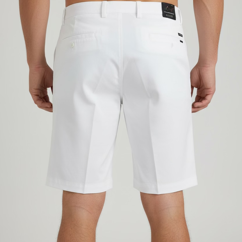 Greg Norman Mens Tech Shorts - White Beach - 34