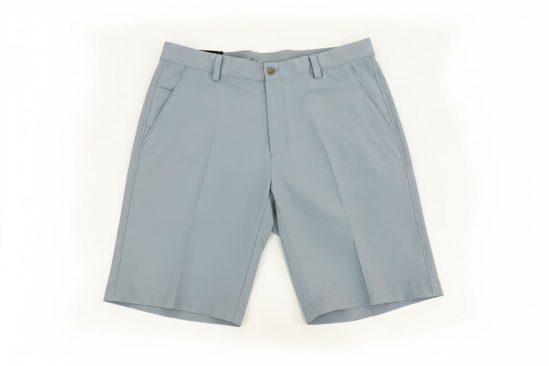 Greg Norman Mens Tech Shorts - Sterling Seal - 34