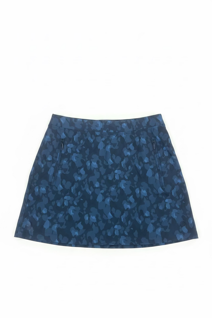 G/FORE Womens Camo Silky Tech Nylon Skort (15') - Twilight