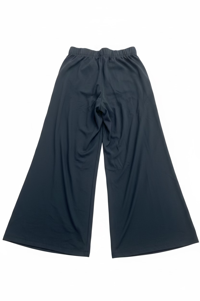 G/FORE Womens Casual Cotton Wide Leg Pant - Onyx