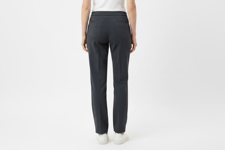 G/FORE Womens Wool Straight Leg Pant - Onyx - Size 4