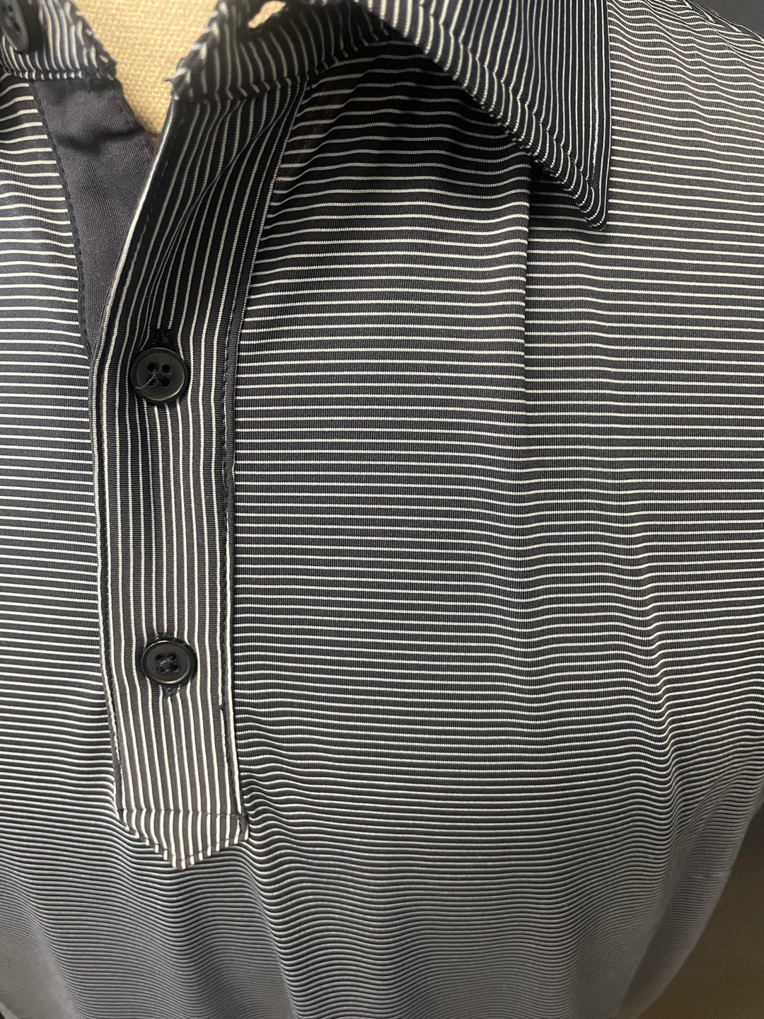 Golftini Mens Parker Polo - Navy Stripe