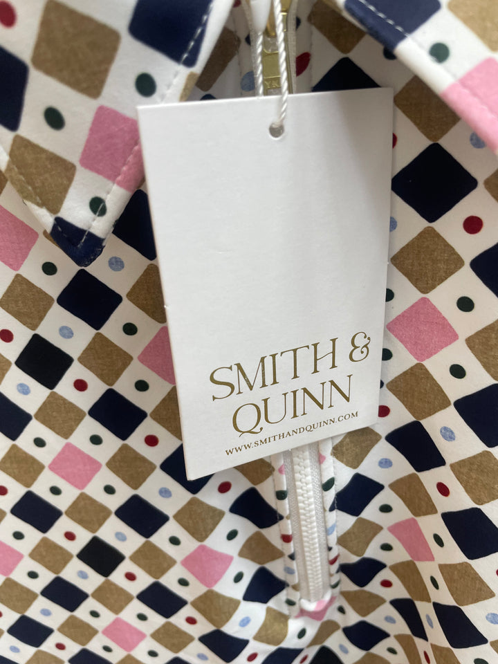 Smith & Quinn Womens Ottolie Short Sleeve Zip Dress - French Title